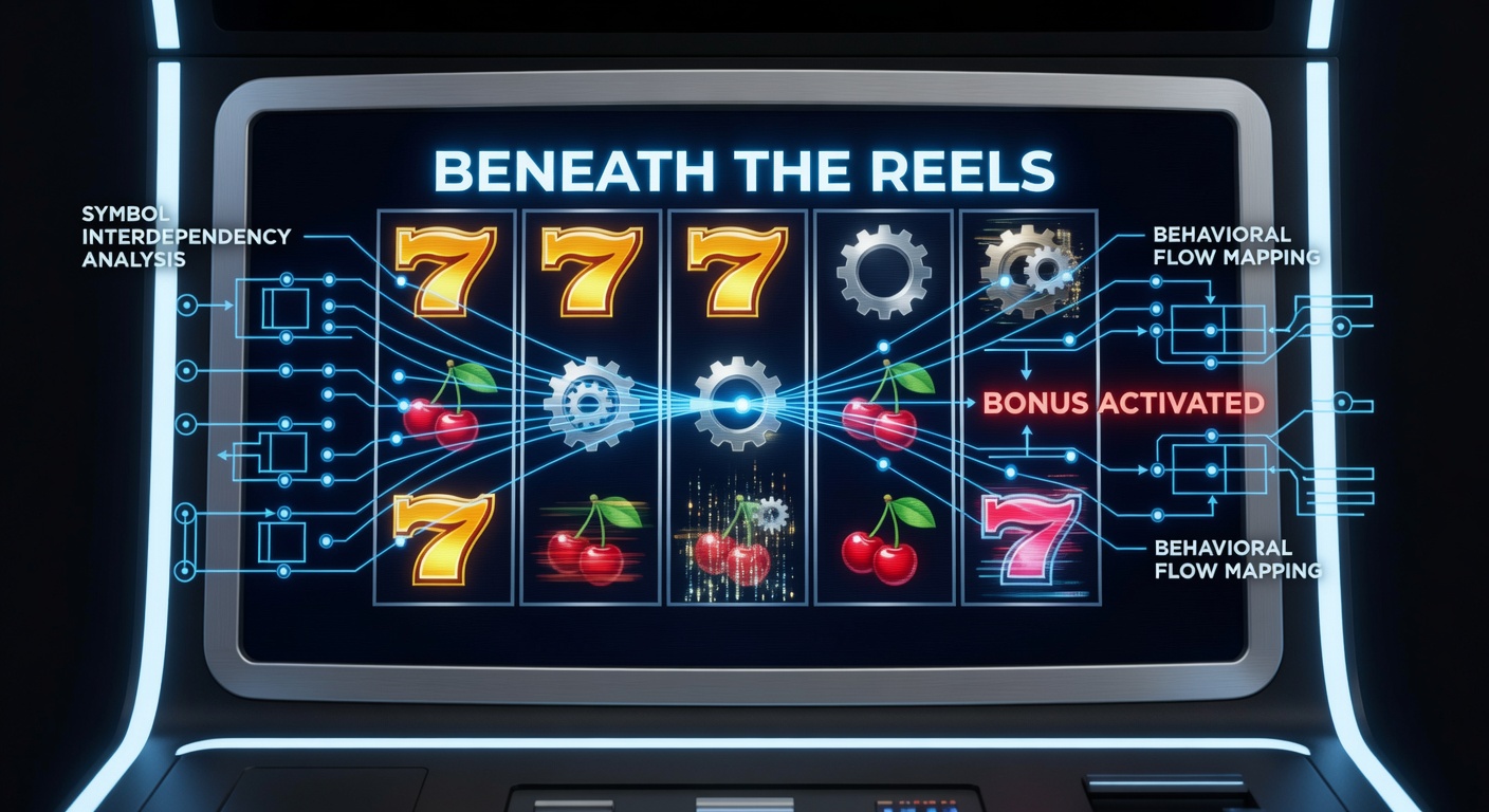 Detailed view of slot reel interfaces showing interconnected symbols during bonus activation phases
