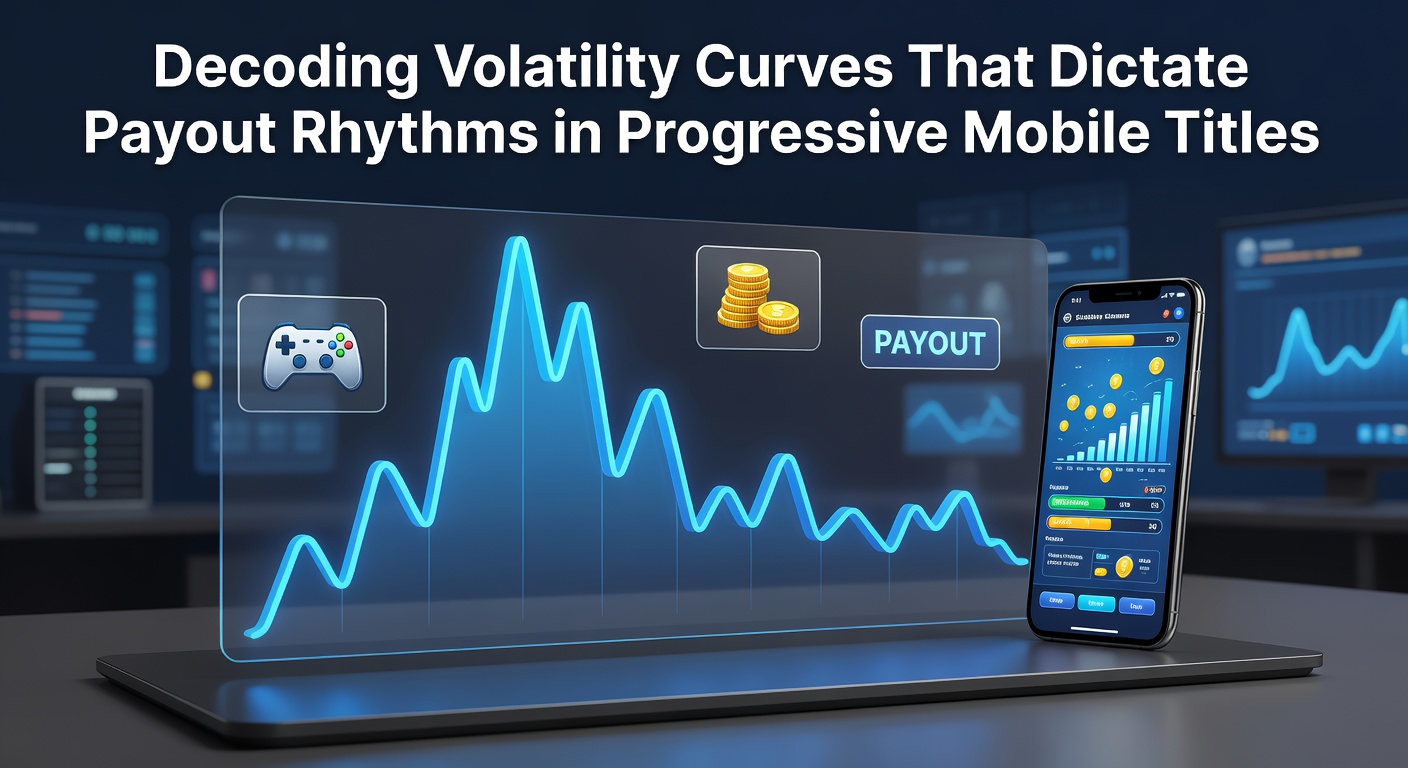 Visual representation of volatility curves influencing payout patterns in progressive mobile slot games
