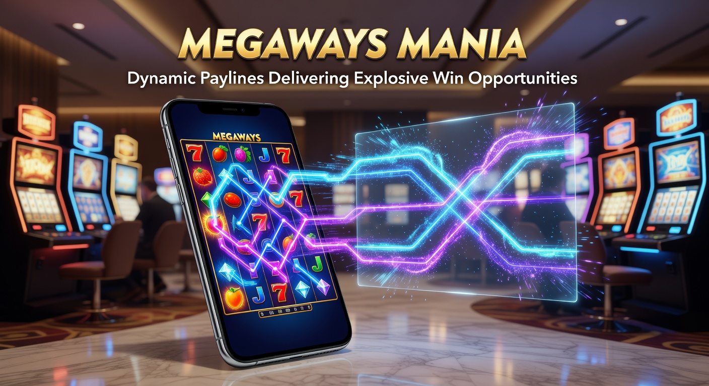 Mobile screen capturing a Megaways slot explosion with payline counter hitting 100,000+ ways and cascading symbols forming chain reactions