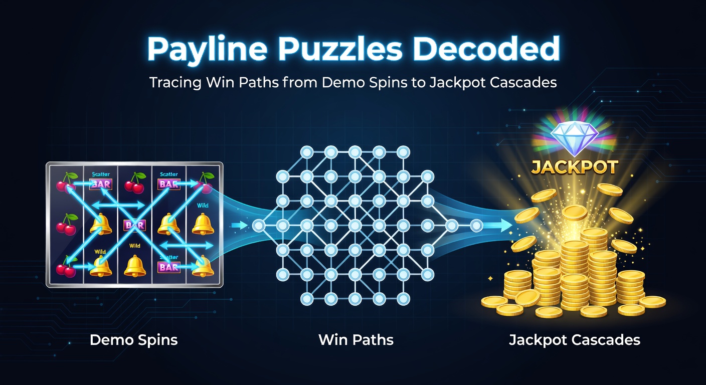 Colorful slot reels displaying multiple active paylines intersecting symbols for potential wins