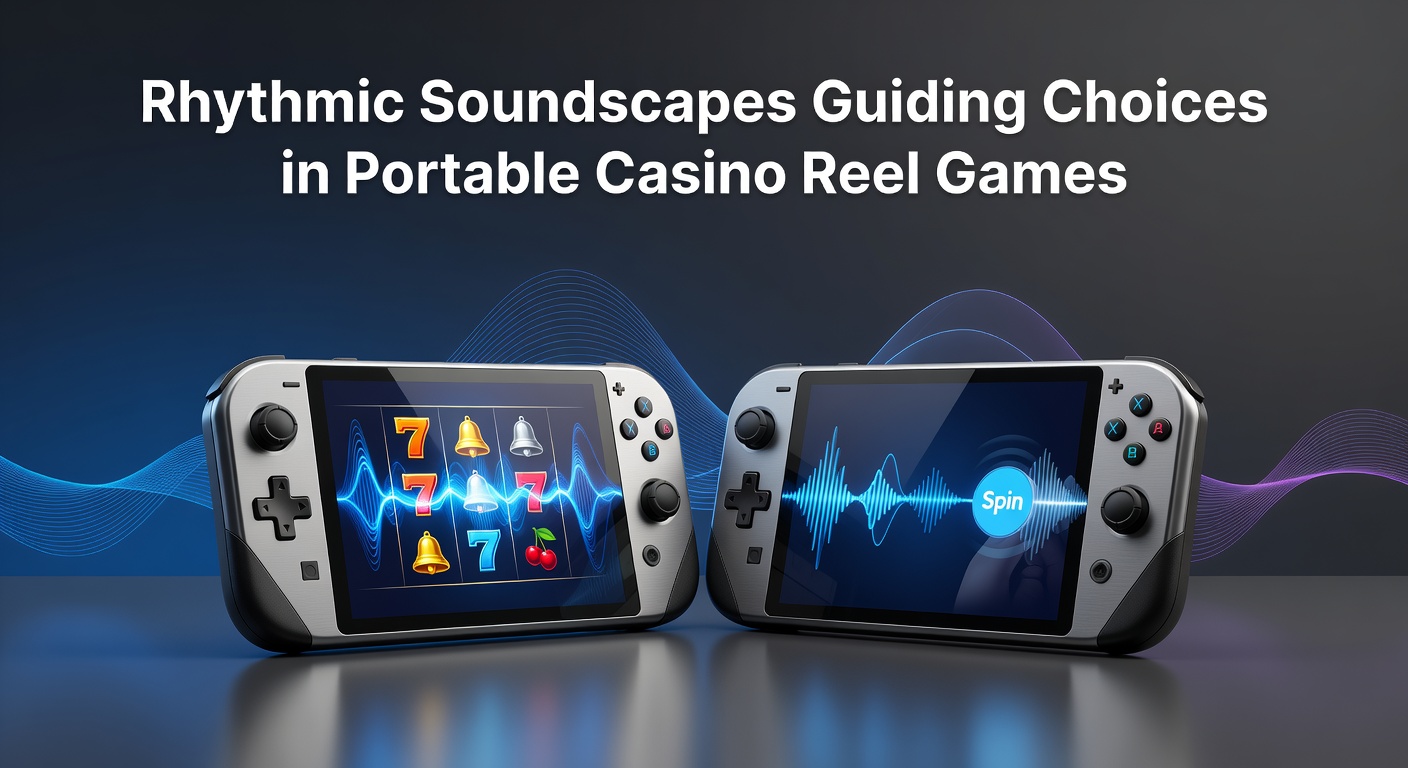 Rhythmic sound elements in mobile slot interfaces showing beat-synced reels and audio cues