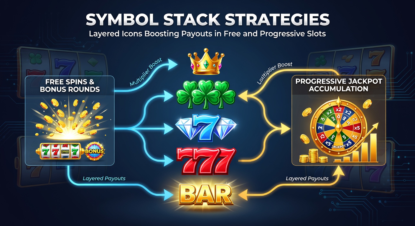 Close-up of progressive slot screen with stacked mystery symbols transforming into jackpots during free spins